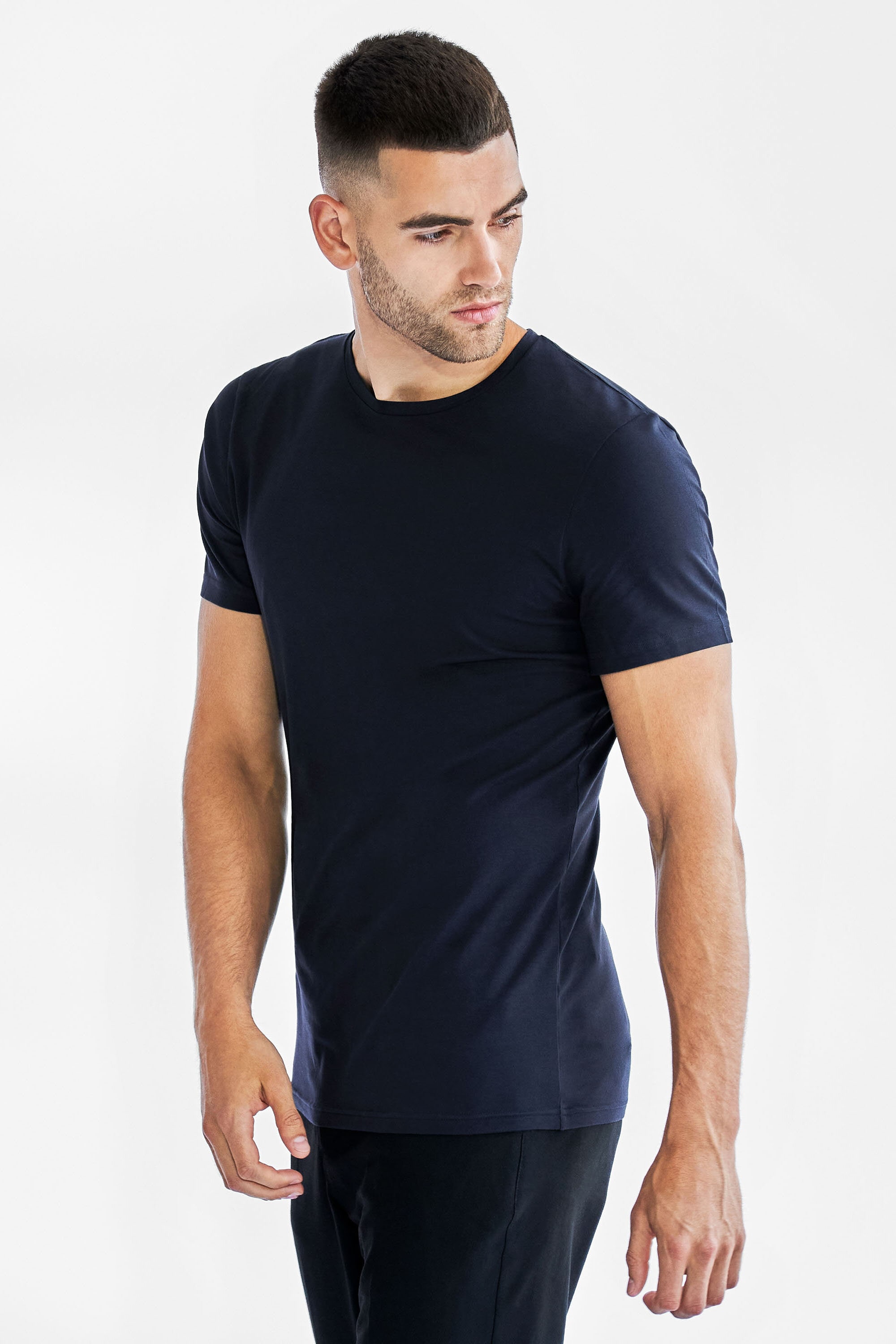 SALE EVENT Bread and Boxers V-Neck T-shirt Black 