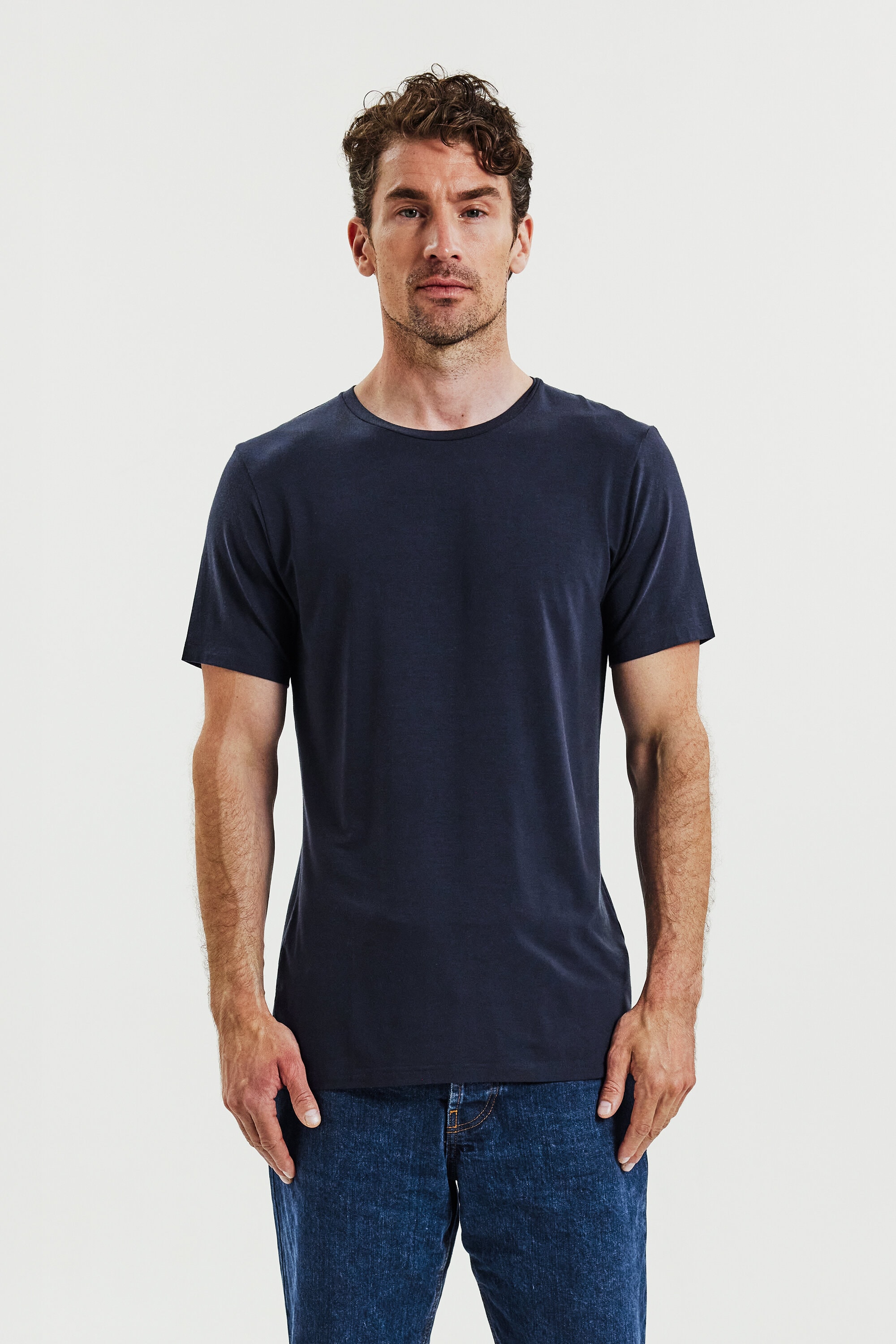 Crew-Neck Lyocell
