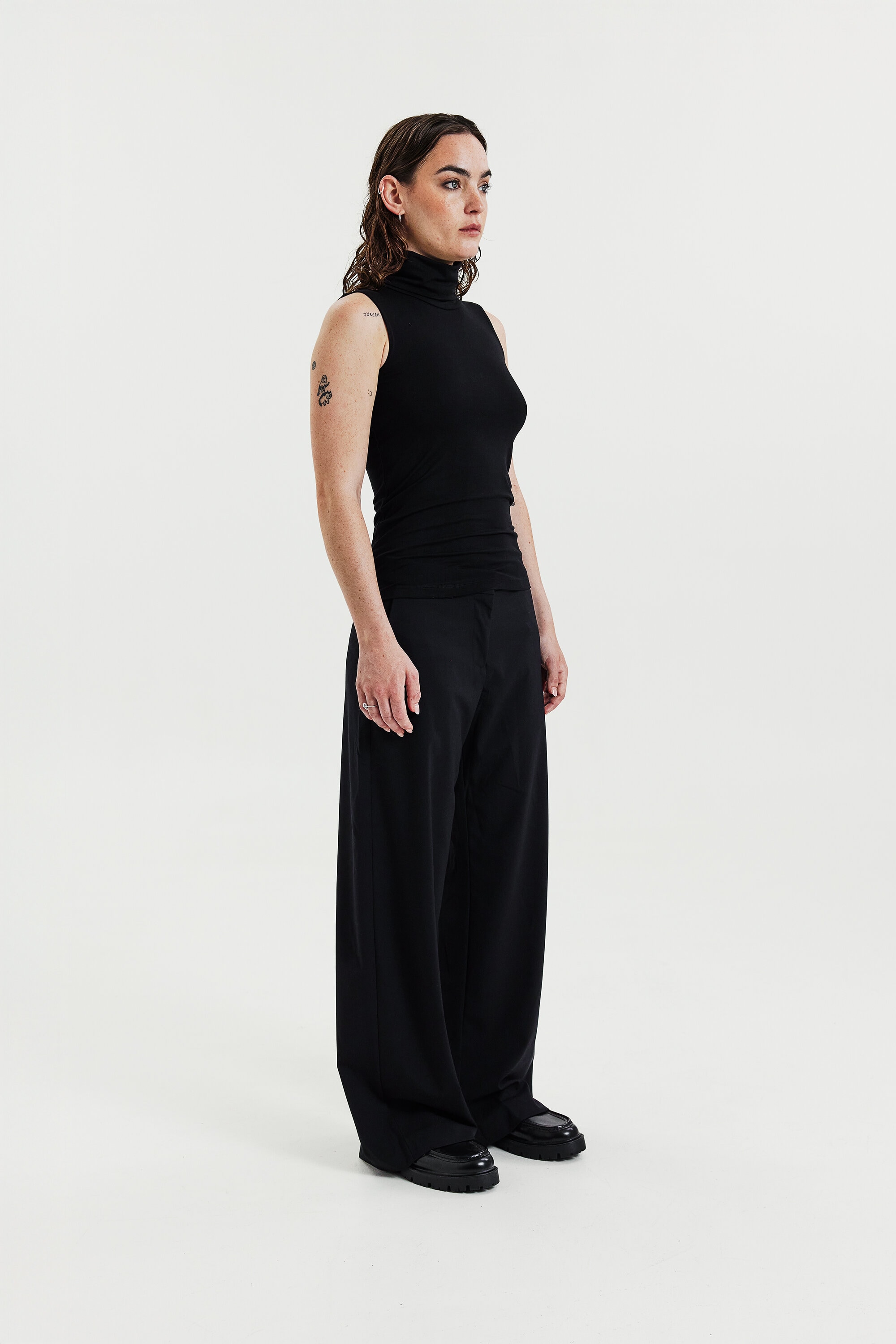 Sleeveless Turtleneck