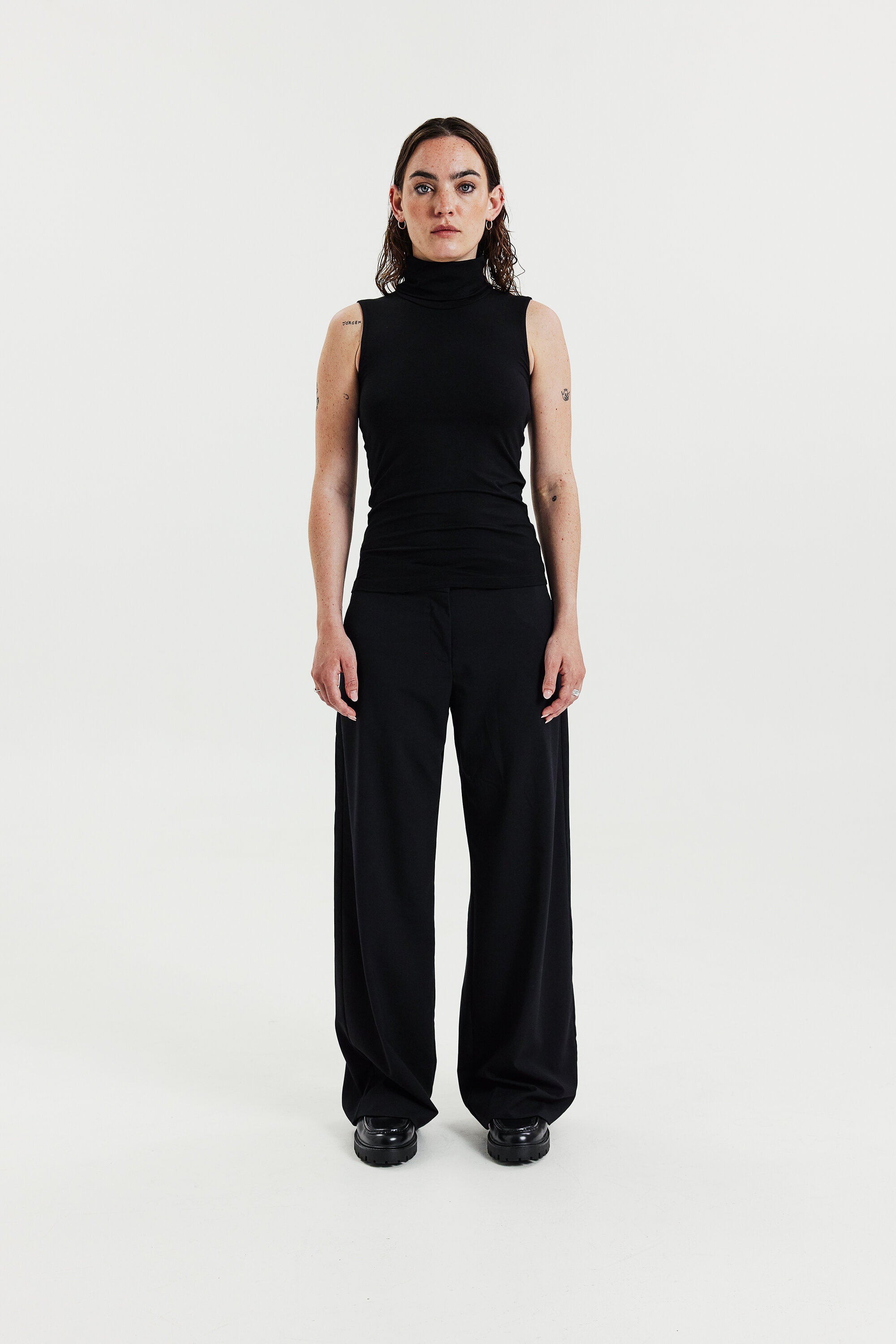Sleeveless Turtleneck